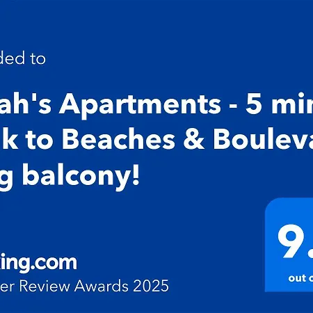 Sarah's - 5 Min Walk To Beaches & Boulevard - Big Balcony!